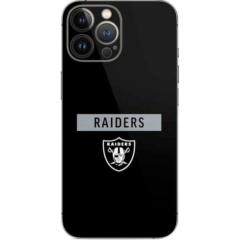 NFL Las Vegas Raiders Black Performance Series iPhone 14 Pro Max Skin