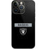 NFL Las Vegas Raiders Black Performance Series iPhone 15 Pro Skin
