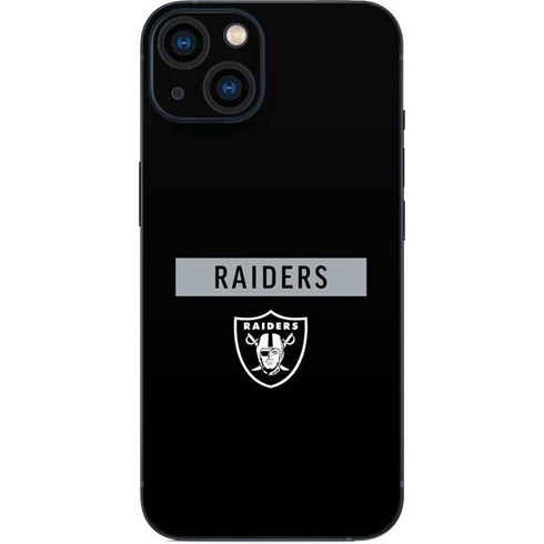 NFL Las Vegas Raiders Black Performance Series iPhone 14 Skin