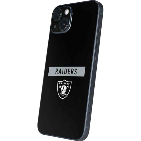 NFL Las Vegas Raiders Black Performance Series iPhone 14 Skin