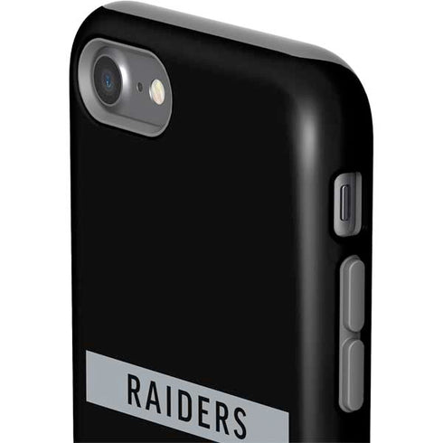 NFL Las Vegas Raiders Black Performance Series iPhone SE (2nd & 3rd Gen) Pro Case