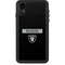 NFL Las Vegas Raiders Black Performance Series iPhone XR Waterproof Case