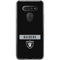 NFL Las Vegas Raiders Black Performance Series LG K51/Q51 Clear Case