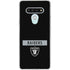 NFL Las Vegas Raiders Black Performance Series LG Stylo 6 Clear Case