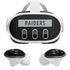 NFL Las Vegas Raiders Black Performance Series Meta Quest 3 Skin
