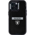 NFL Las Vegas Raiders Black Performance Series Otterbox Defender iPhone Skin