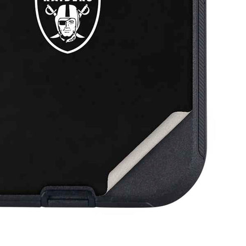 NFL Las Vegas Raiders Black Performance Series Otterbox Defender iPhone Skin
