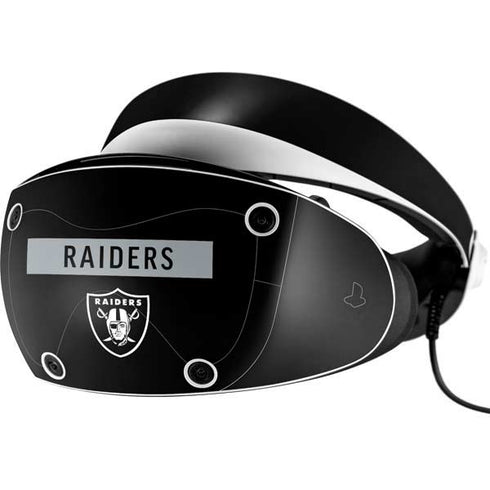 NFL Las Vegas Raiders Black Performance Series PlayStation VR2 Skin