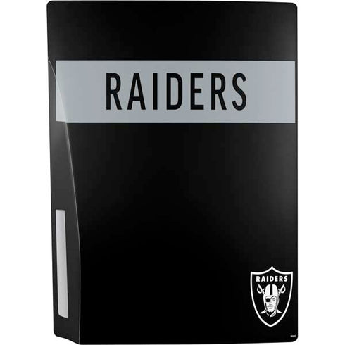NFL Las Vegas Raiders Black Performance Series PS5 Bundle Skin