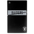 NFL Las Vegas Raiders Black Performance Series PS5 Slim Disk Bundle Skin