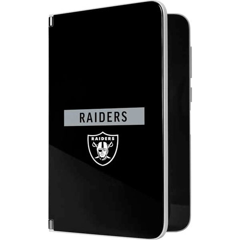 NFL Las Vegas Raiders Black Performance Series Surface Duo Skin