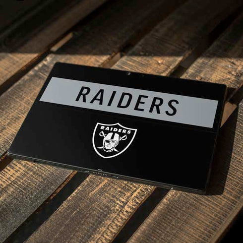 NFL Las Vegas Raiders Black Performance Series Surface Pro 7 Skin