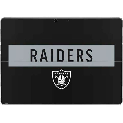 NFL Las Vegas Raiders Black Performance Series Surface Pro 9 Skin