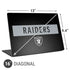 NFL Las Vegas Raiders Black Performance Series Universal Laptop 16in (13 x 9.4in) Skin
