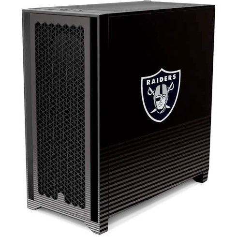NFL Las Vegas Raiders Breakaway Corsair 4000D Tempered Glass Mid-Tower ATX Case Skin