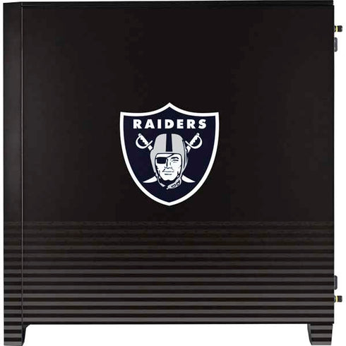 NFL Las Vegas Raiders Breakaway Corsair 4000D Tempered Glass Mid-Tower ATX Case Skin