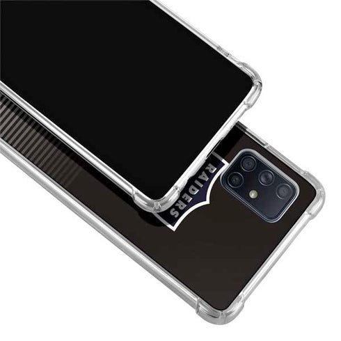 NFL Las Vegas Raiders Breakaway Galaxy A71 5G Clear Case