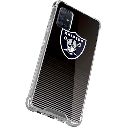 NFL Las Vegas Raiders Breakaway Galaxy A71 5G Clear Case