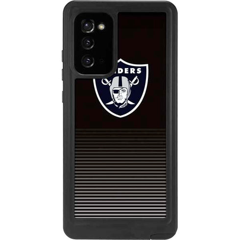 NFL Las Vegas Raiders Breakaway Galaxy Note20 5G Waterproof Case