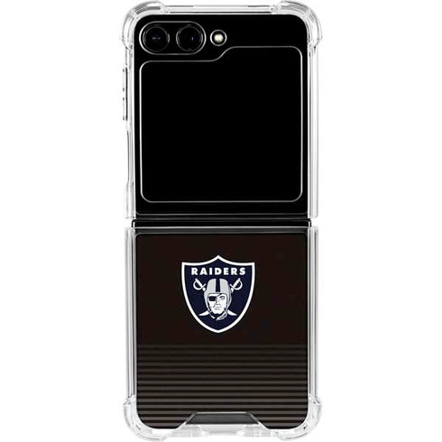 NFL Las Vegas Raiders Breakaway Galaxy Z Flip5 5G Clear Case