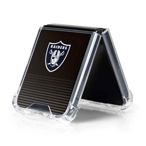 NFL Las Vegas Raiders Breakaway Galaxy Z Flip5 5G Clear Case