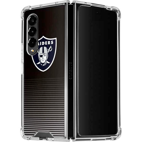 NFL Las Vegas Raiders Breakaway Galaxy Z Fold4 5G Clear Case