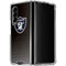 NFL Las Vegas Raiders Breakaway Galaxy Z Fold4 5G Clear Case