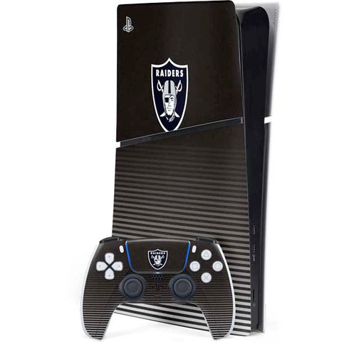 NFL Las Vegas Raiders Breakaway PS5 Slim Digital Edition Bundle Skin