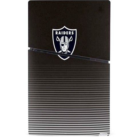 NFL Las Vegas Raiders Breakaway PS5 Slim Digital Edition Console Skin