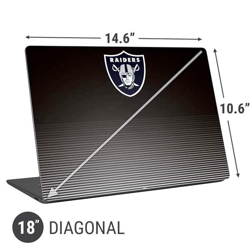 NFL Las Vegas Raiders Breakaway Universal Laptop 18in (14.6 x 10.6in) Skin
