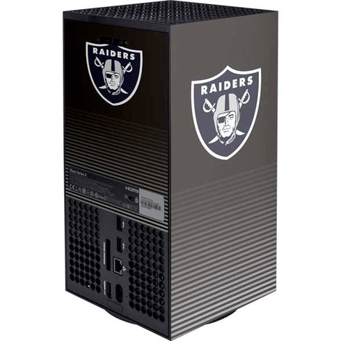 NFL Las Vegas Raiders Breakaway Xbox Series X Console Skin