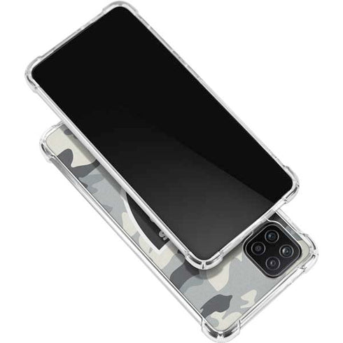 NFL Las Vegas Raiders Camo Galaxy A12 Clear Case