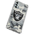 NFL Las Vegas Raiders Camo Galaxy A13 5G Clear Case