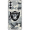 NFL Las Vegas Raiders Camo Galaxy A14 5G Clear Case
