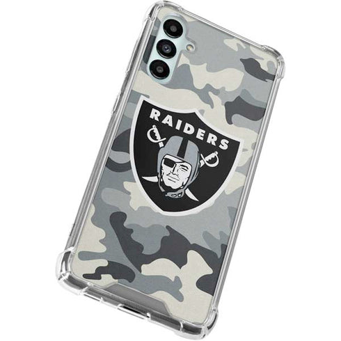 NFL Las Vegas Raiders Camo Galaxy A15 5G Clear Case