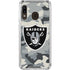 NFL Las Vegas Raiders Camo Galaxy A30 Clear Case