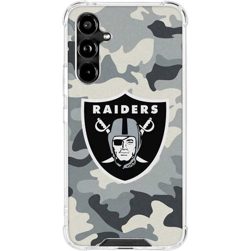 NFL Las Vegas Raiders Camo Galaxy A54 5G Clear Case