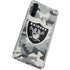 NFL Las Vegas Raiders Camo Galaxy A54 5G Clear Case
