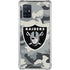 NFL Las Vegas Raiders Camo Galaxy A71 5G Clear Case