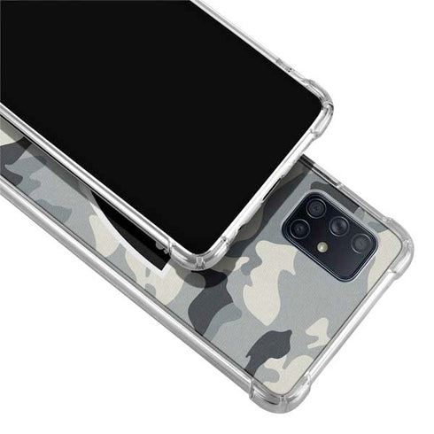 NFL Las Vegas Raiders Camo Galaxy A71 5G Clear Case