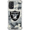 NFL Las Vegas Raiders Camo Galaxy A72 5G Clear Case