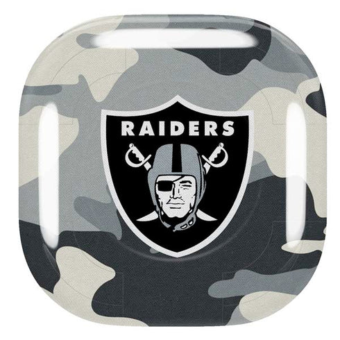 NFL Las Vegas Raiders Camo Galaxy Buds Pro Skin