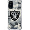 NFL Las Vegas Raiders Camo Galaxy S20 FE Clear Case