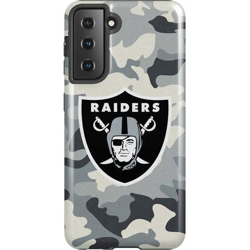 NFL Las Vegas Raiders Camo Galaxy S21 5G Pro Case