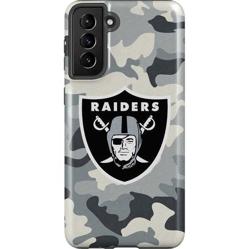 NFL Las Vegas Raiders Camo Galaxy S21 FE Pro Case