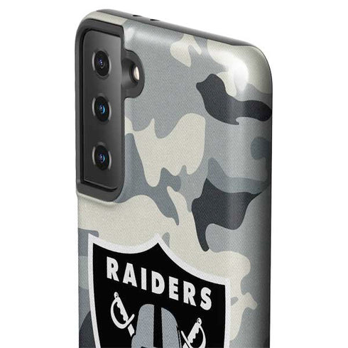 NFL Las Vegas Raiders Camo Galaxy S21 FE Pro Case