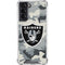 NFL Las Vegas Raiders Camo Galaxy S22 Clear Case