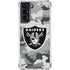 NFL Las Vegas Raiders Camo Galaxy S22 Clear Case
