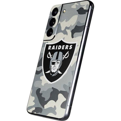 NFL Las Vegas Raiders Camo Galaxy S22 Skin