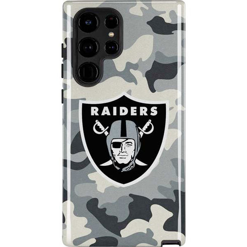 NFL Las Vegas Raiders Camo Galaxy S22 Ultra Pro Case